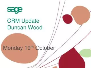 CRM Update Duncan Wood