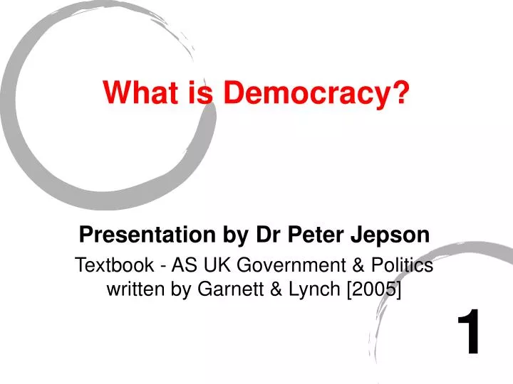 what is democracy