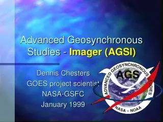 Advanced Geosynchronous Studies - Imager (AGSI)