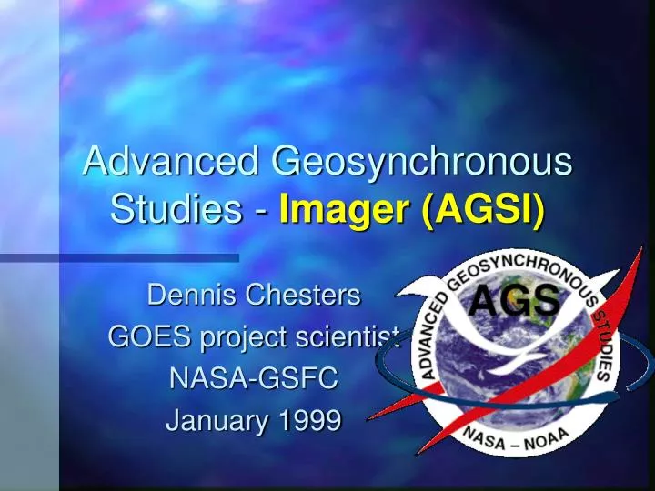 advanced geosynchronous studies imager agsi