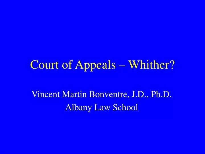 court of appeals whither