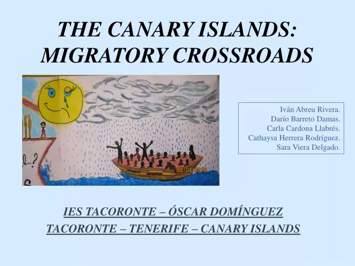 the canary islands migratory crossroads