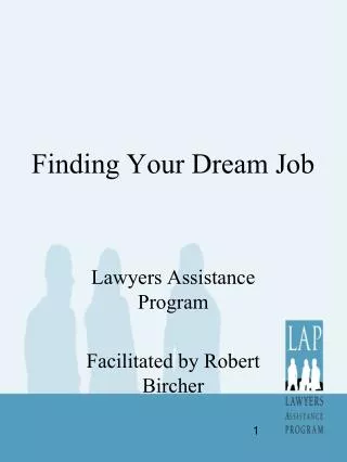 Finding Your Dream Job