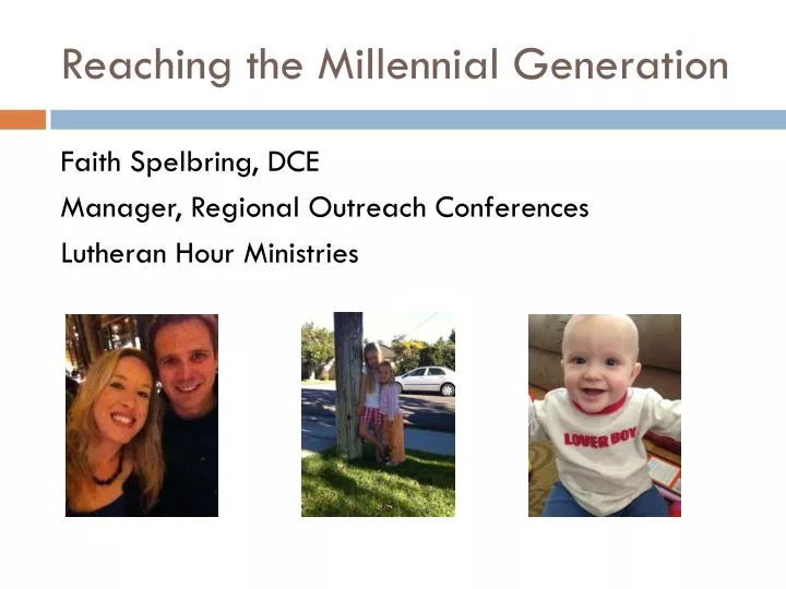 reaching the millennial generation