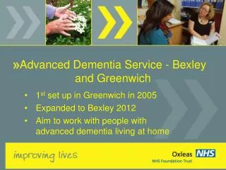 Advanced Dementia Service - Bexley and Greenwich