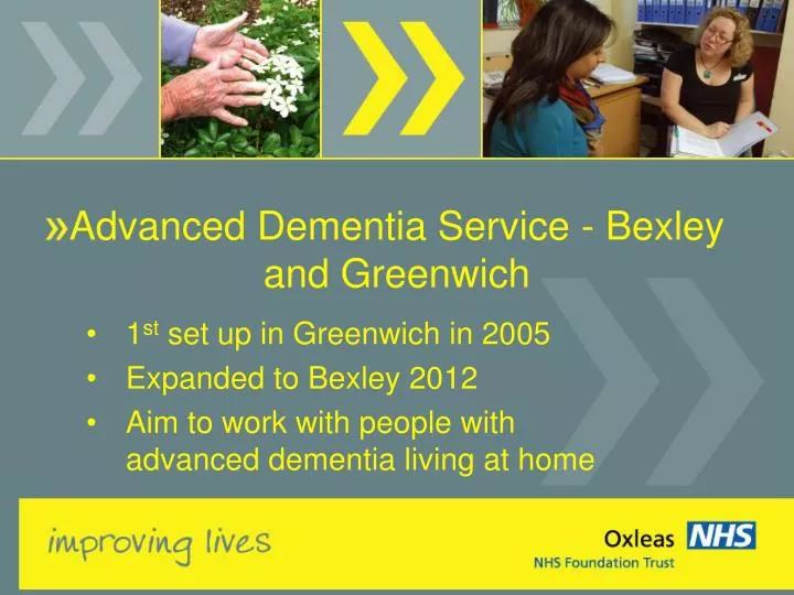 advanced dementia service bexley and greenwich