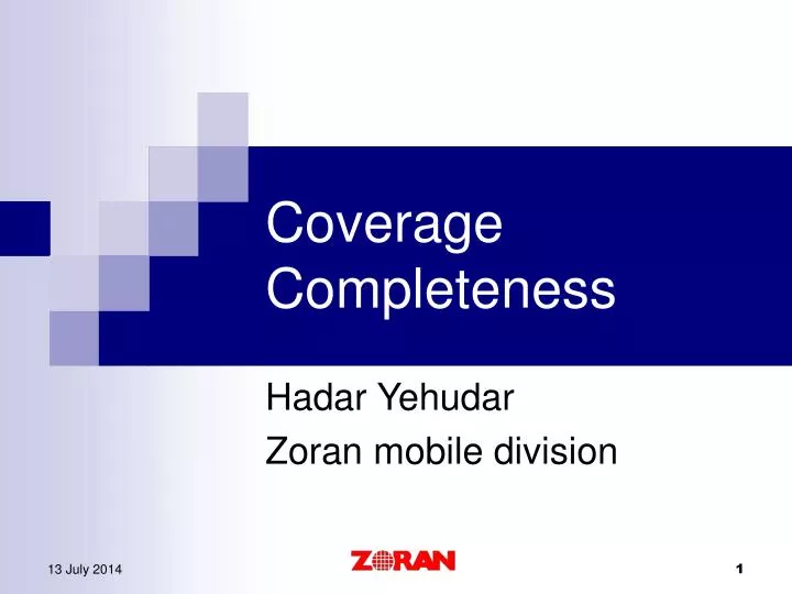 coverage completeness