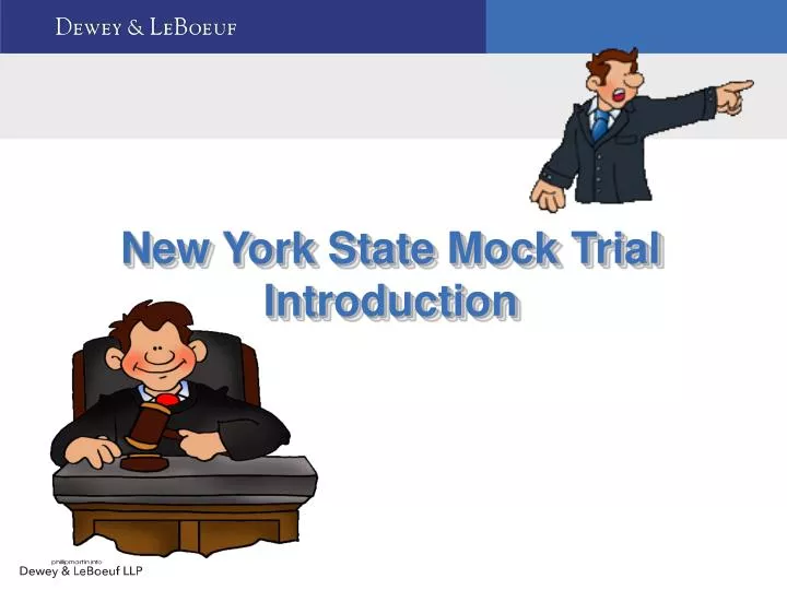 new york state mock trial introduction