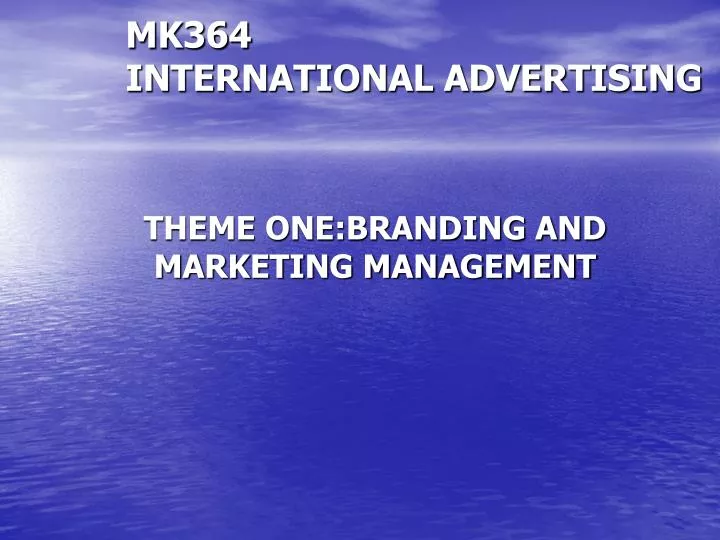 mk364 international advertising