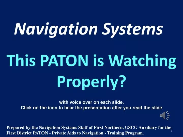 navigation systems