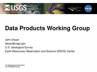 Data Products Working Group
