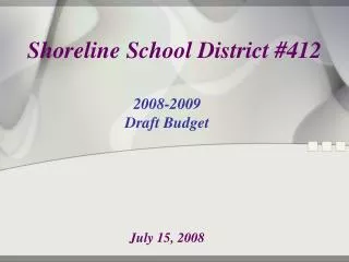 Shoreline School District #412