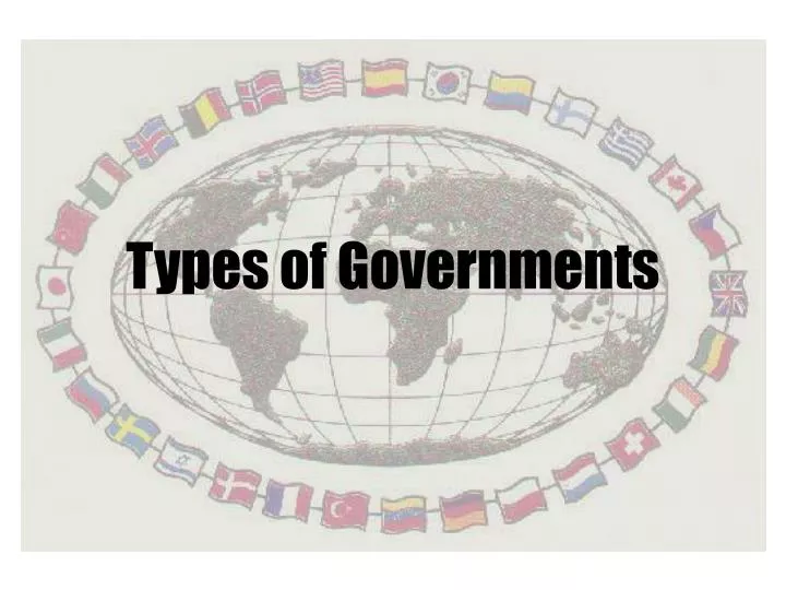 types of governments