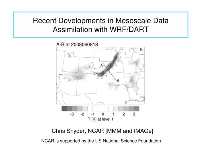 recent developments in mesoscale data assimilation with wrf dart