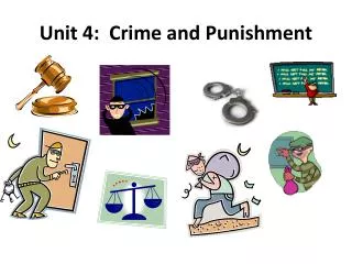 Unit 4: Crime and Punishment