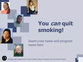 You can quit smoking!