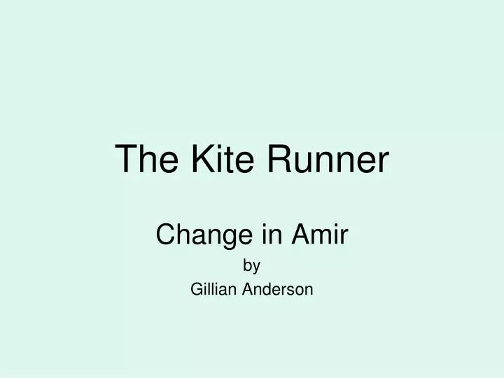 the kite runner