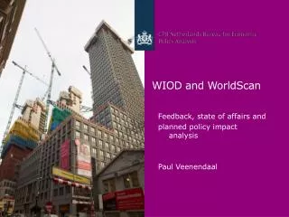 WIOD and WorldScan