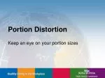 Portion Distortion - slide 1