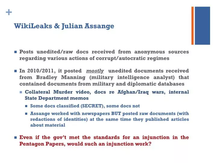 wikileaks julian assange