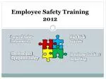 Employee Safety Training 2012