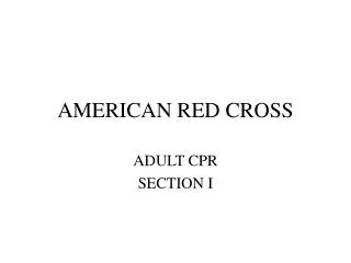 american red cross