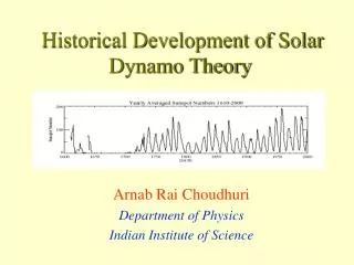 Historical Development of Solar Dynamo Theory