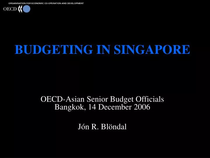budgeting in singapore