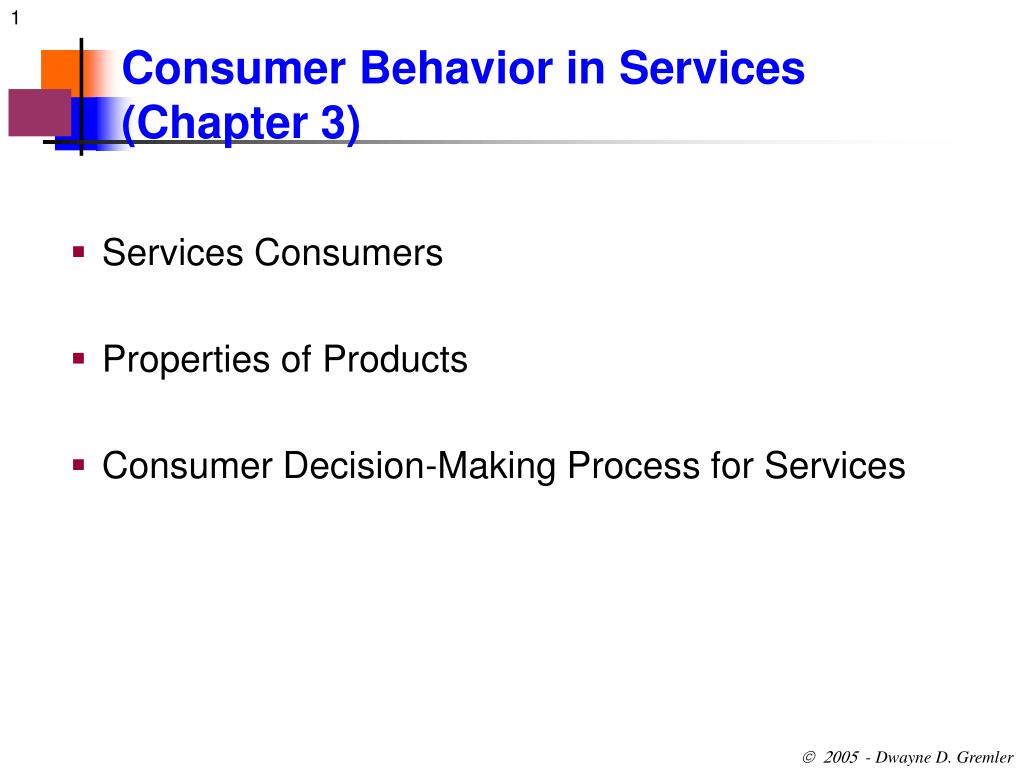 PPT - Consumer Behavior in Services (Chapter 3) PowerPoint Presentation ...