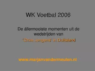 WK Voetbal 2006
