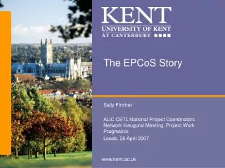 The EPCoS Story