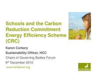 Schools and the Carbon Reduction Commitment Energy Efficiency Scheme (CRC)