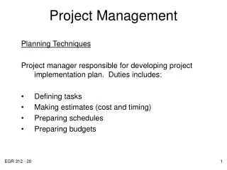 Project Management