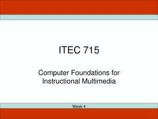 ITEC 715