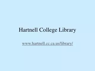 Hartnell College Library