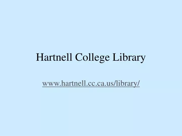 hartnell college library