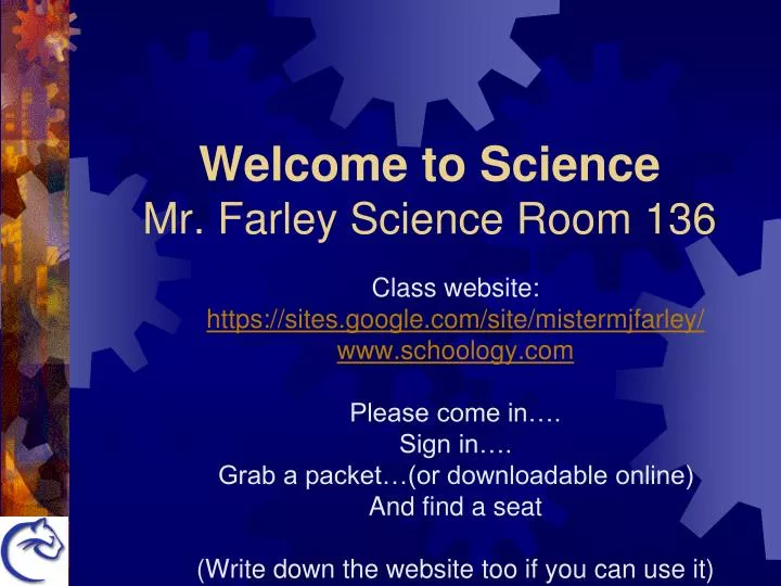 welcome to science mr farley science room 136
