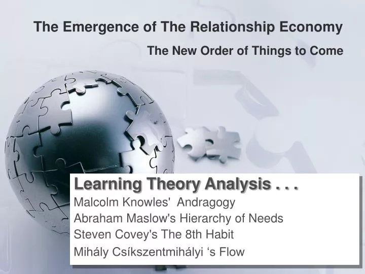 the emergence of the relationship economy