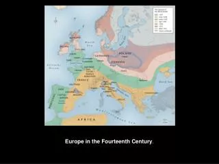 Europe in the Fourteenth Century .