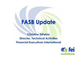 FASB Update