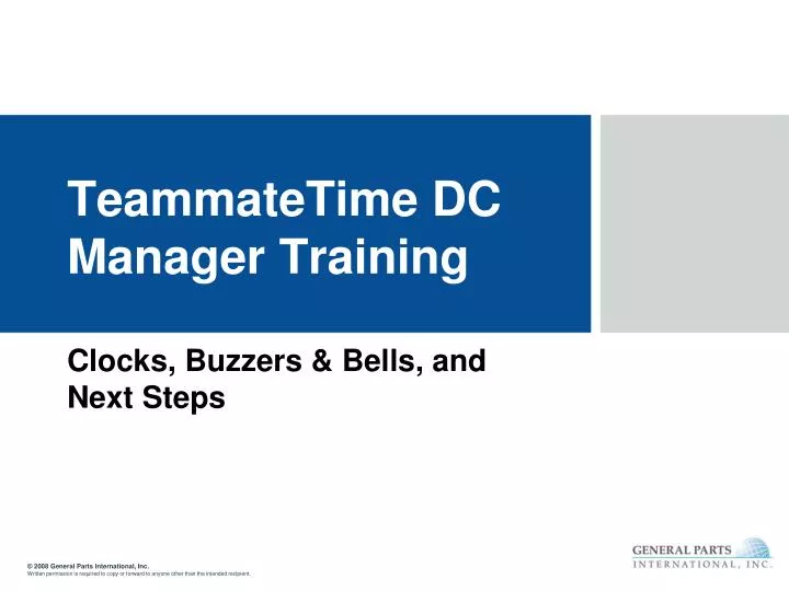 teammatetime dc manager training