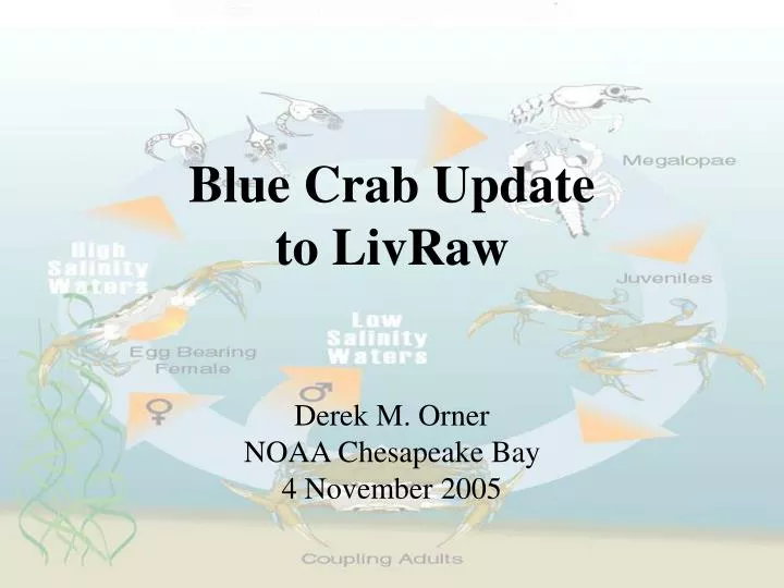 blue crab update to livraw
