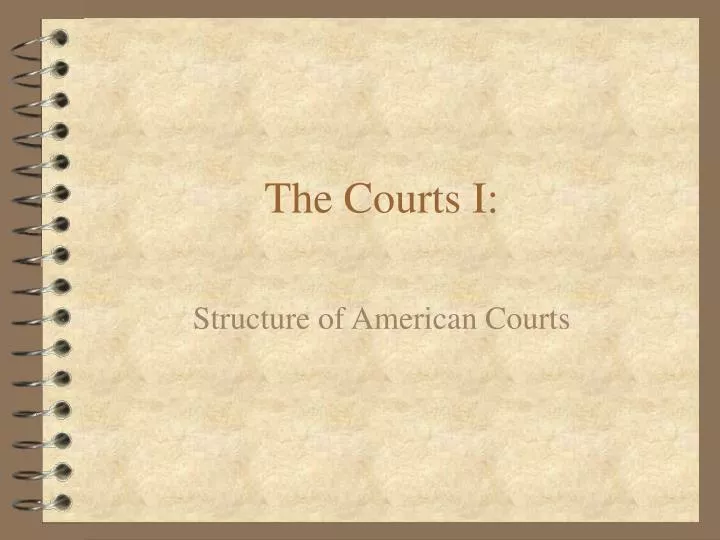 the courts i