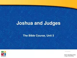Joshua and Judges