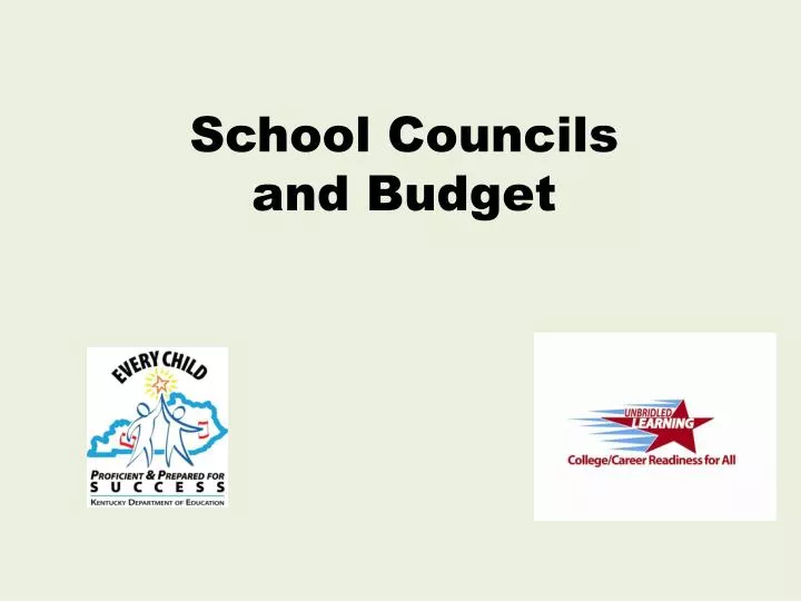 school councils and budget
