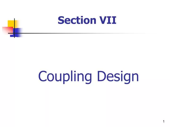 coupling design