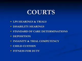 COURTS
