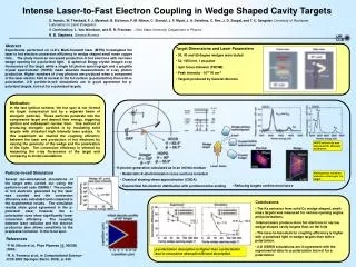 Intense Laser-to-Fast Electron Coupling in Wedge Shaped Cavity Targets