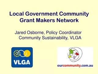Local Government Community Grant Makers Network
