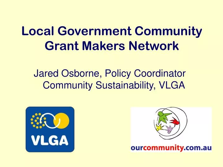 local government community grant makers network
